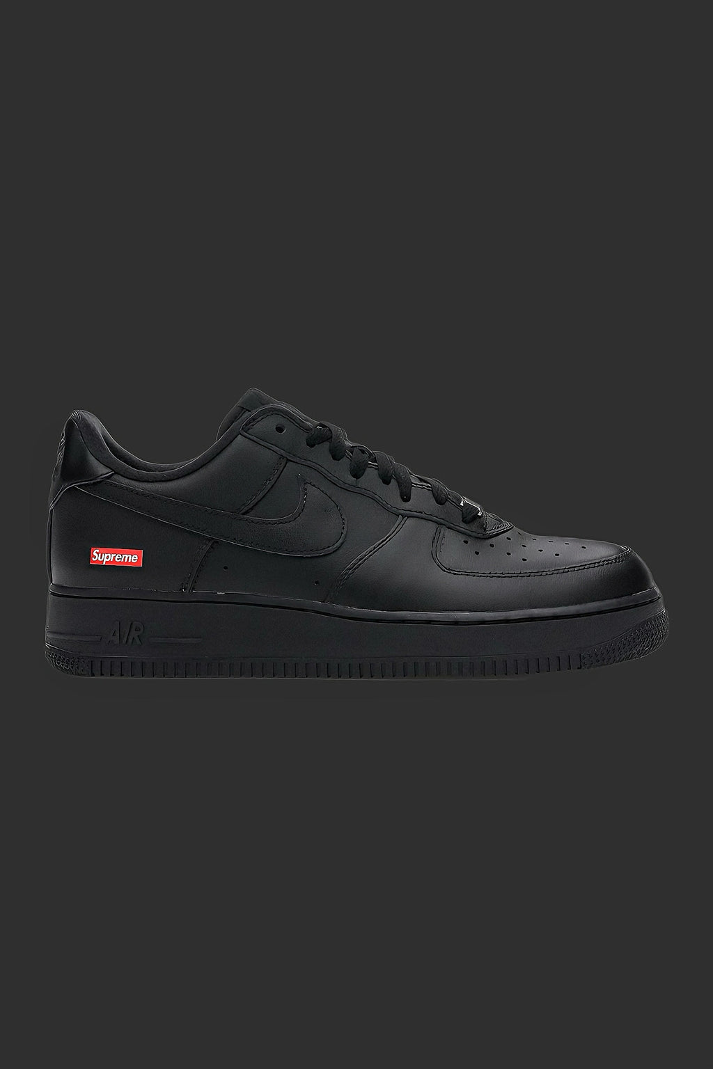 BLACK+RED ACCENT SNEAKER